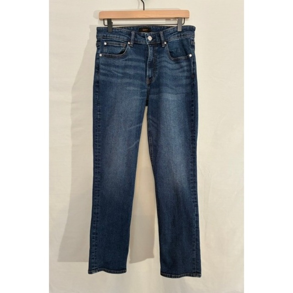 Quince Mens Warren Stretch Relaxed Straight Jeans Dusk Blue 30X30